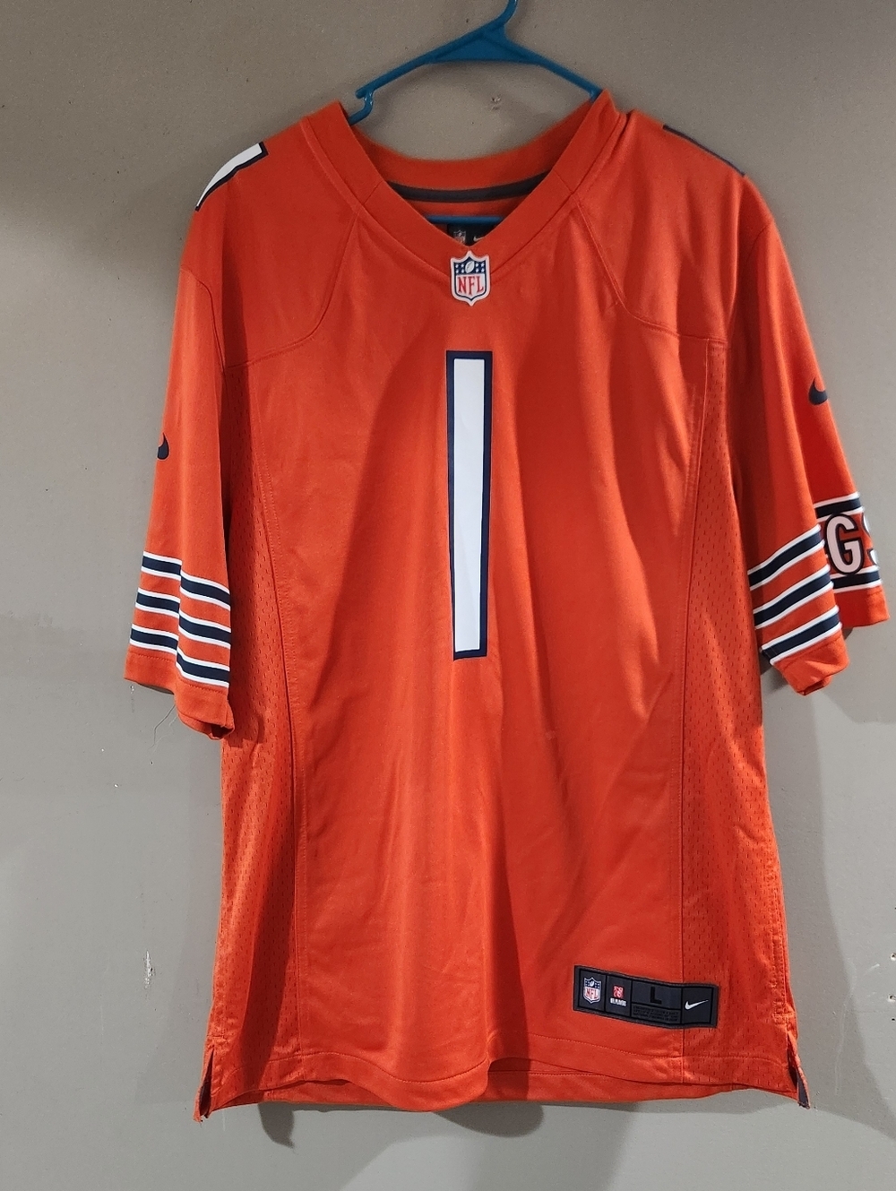 Chicago Bears Justin Fields Nike Men's Jersey Size L